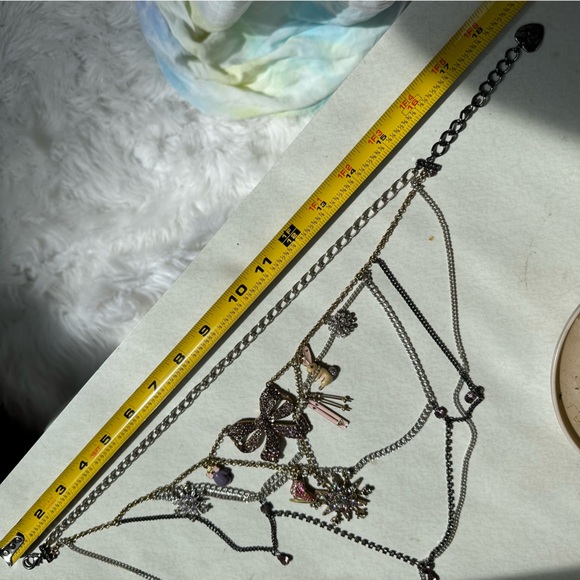 Betsey Johnson • Rare Ski Bunny Layered Mixed Metal Necklace - Picture 16 of 17